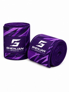 Vendas ajustables personalizadas para rodilla, soporte de ejercicio, vendas de protección para entrenamiento en gimnasio, caucho natural de alta calidad y resistencia. - Product Image 3