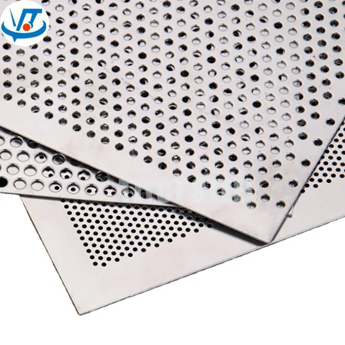 Hojas de metal perforadas Agujero perforado micrón decorativo Aluminio/Inoxidable