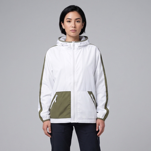 \Women Windbreaker <b>Jacket</b> / Waterproof Windbreaker <b>Jacket</b> Women -Long Sleeve <b>Zip</b> <b>up</b> <b>Jacket</b> Side Pocket Ladies <b>Jacket</b> - Product Image 1