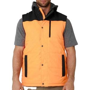 Vente en gros de gilet bouffant en laine sans manches pour hommes avec logo personnalisé pour l'hiver gilet décontracté sans manches avec logo personnalisé - Product Image 4