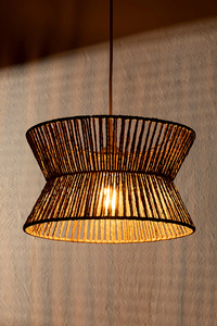 Custom OEM ODM <strong>Seagrass</strong> Lampshade Handmade Natural Woven Ceiling <strong>Light</strong> <strong>Shade</strong> Manufacturer - Product Image 5