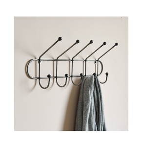 Elegante Gancho de Pared de Hierro con Diseño de Espiral, Perchero Decorativo Vintage para el Hogar, Organizador de Pared para Interiores - Product Image 4