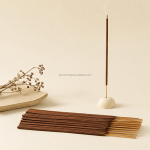 high i Quality 9 Inch Brown Indian Incense <b>Sticks</b> Authentic Herbal Scents Long Burning 100% Natural Aromatherapy <b>Diffuser</b> - Product Image 3