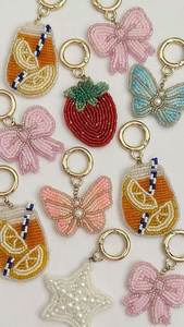 Bag <b>Charms</b> Accessories Colorful Beaded Embroidery Fish Keychain Fish Handmade Beaded Fish <b>Keyring</b> Chains BY MULTI CRAFT - Product Image 5