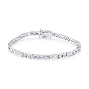 5.8CT Round Lab Grown Diamond Tennis <b>Bracelet</b> 9K White Gold Wholesale Custom Fine Jewelry Supplier - Product Image 1
