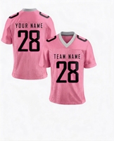 Nouveaux maillots de football américain brodés Rivalies 2025 2026 100% polyester anti-UV anti-bactérien Vente en gros 12 Fan 11