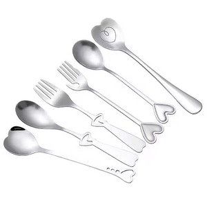 Household Metal <b>Spoon</b> And Fork Set Cutlery Set For Dining <b>Table</b> Kitchen Dinner Tableware Set For Restaurant - Product Image 3