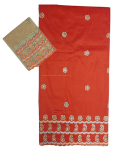 Última Tendencia 2026: Tela Tafetán Nigeriana George con Bordado Floral para Ocasiones Especiales - Product Image 6