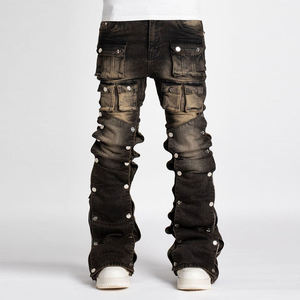 Nuevos Jeans Ajustados de Diseño Personalizado para Hombre, Pantalones Vaqueros de Alta Calidad a Bajo Precio - Product Image 1