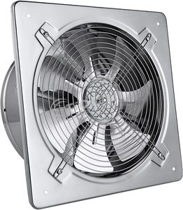 10 pouces 220V ventilateur d'extraction à grande vitesse Ventilation d'extraction industrielle pour fenêtre de cuisine hôpital couvercle de Grille d'aération carrée - Product Image 3