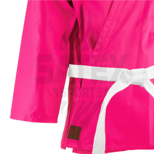 Professional High Quality Unisex Adults Karate Uniform Sets Breathable Quick Dry Polyester/Cotton Custom Logo Martial Arts Wear - Product Image 5
