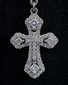 Collier chaîne à maillons en argent 925 avec pendentif croix Jésus en moissanite, style hip-hop, chaînes personnalisées unisexe, certifié tendance, bijoux fins - Product Image 6