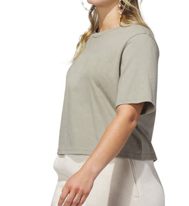 T-shirts courts pour femmes de qualité supérieure, style streetwear et hip-hop, pour les soirées, unis et simples. - Product Image 6