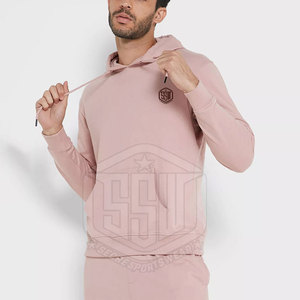 Men Pullover Hoodie Short <b>Sets</b> Custom Design Printed OEM Service Available Hoodie Short <b>Sets</b> With Custom Logo - Product Image 3