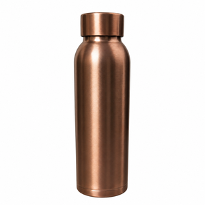 New Arrival Copper Metal Water Bottle <b>Flower</b> <b>Sticker</b> Enamel Printed Customized Design Shape Colour Size Portable Eco-Friendly - Product Image 3