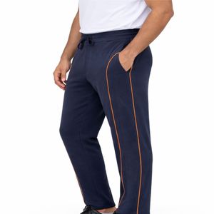 Pantalon de survêtement moderne pour homme avec bande latérale, taille élastique, décontracté, pour le sport et l'entraînement, idéal pour le quotidien - Product Image 3