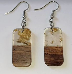 Boucles d'oreilles en résine faites à la main, légères, bijoux de mode, accessoire moderne et tendance, fournisseur d'exportation, commande en gros - Product Image 1