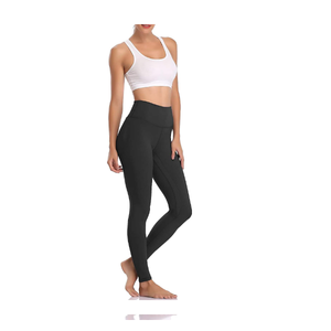 Leggings Deportivos de Poliéster para Mujer, Tejidos, con Logotipo Personalizado OEM, Cintura Alta, con Bolsillos, para Yoga, Gimnasio, Fitness y Estiramiento - Product Image 5