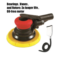 Lijadoras orbitales aleatorias, 12.000 RPM, 5mm y 3/16 "(5), lijadoras de vacío autogeneradas para herramientas de aire de coche, lijadora de aire, lijadora de aire," y 1"