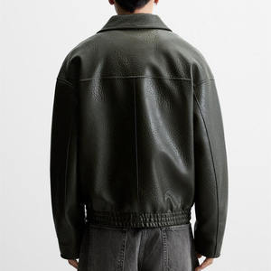 Chaqueta de Cuero Personalizada con Grabado, Estilo Vintage, para Hombre, Talla Grande - Product Image 3