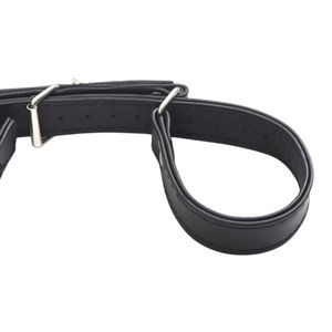 Menottes en cuir véritable avec sangles à boucle réglables pour un ajustement sécurisé - Product Image 6