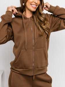 Chándal de Mujer Personalizado de Otoño, Diseño Vintage 2 en 1, Viscosa/Poliéster, Manga Larga, Oversize, Ligero, Estilo Urbano, OEM 2025 - Product Image 4