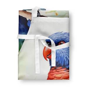 Large Multicolor Rainbow Lorikeet <b>Apron</b> Unisex Kitchen Server for Cooking Baking Crafts <b>Gardening</b> for Adults and Unisex - Product Image 3