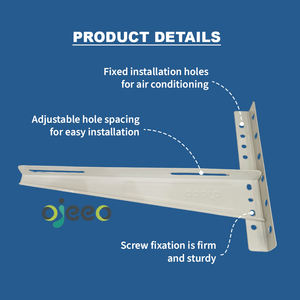 Soporte de pared para aire acondicionado de exterior, de larga duración, fácil instalación, alta estabilidad, soporte para unidad de aire acondicionado. - Product Image 4