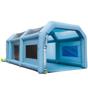 Cabina di Verniciatura Gonfiabile 26x15x11ft con Potenti Soffiatori da 750W+950W, Tenda LED per Verniciatura Auto, Cabina Spray ad Aria - Product Image 5