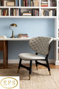 Soft Modern Eco-Friendly Chaise <b>Lounge</b> Accent <b>Chair</b> US/UK Fabric Ash Wood Frame for Apartment Living Room Dining Hotel Use - Product Image 3