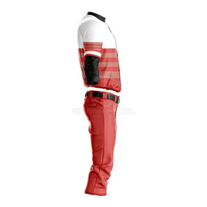 Uniforme de Béisbol Cómodo con Detalles del Equipo para Hombre, en Tela Ligera, Transpirable y que Absorbe la Humedad, Tallas Grandes, para el Día del Partido - Product Image 5