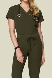 New Arrivals Fashionable Hospital Uniforms Medical Rayon 3-Piece <b>Scrub</b> Suits with Customized Colors for Unisex - Product Image 6