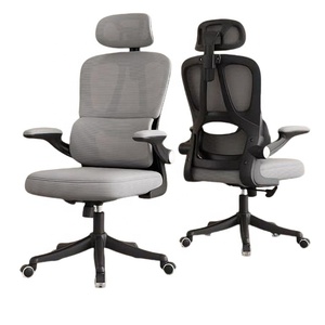 Upgrade desain kursi belajar anak dengan flip up sandaran tangan ergonomis kursi kantor dapat disesuaikan kursi komputer dengan roda gravitasi - Product Image 5