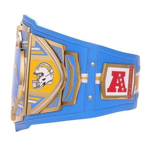 Ceinture de champion des Chargers de Los Angeles, design personnalisé bleu et or avec foudre et logo AFC - Product Image 5