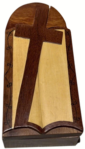 Caja de Rompecabezas 3D de Madera Hecha a Mano con Temática Religiosa para Souvenir de Navidad, Intarsia Grabada, Manualidades DIY, Precio Económico al por Mayor - Product Image 6