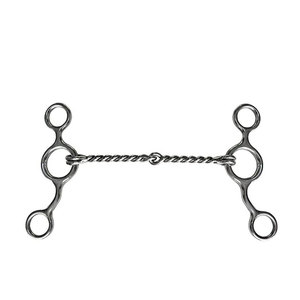 บิตม้ารูปตัว O คุณภาพสูง รับผลิตตามแบบ OEM พร้อมโลโก้ตามสั่ง อุปกรณ์ขี่ม้าแบบตะวันตก สำหรับการฝึกซ้อมและการแสดง - Product Image 3