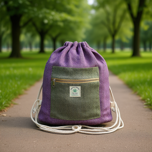 Mochila de Algodón con Cordón, Cómoda y Ecológica para Uso Diario - Product Image 3