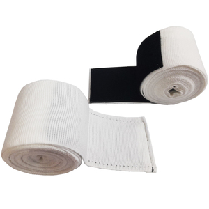 Cotton Durable Boxing Hand <b>Wraps</b> White <b>Black</b> Comfortable Fit All Seasons Training Use - Product Image 3