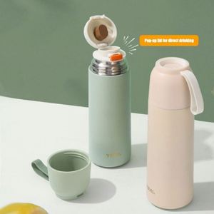 Bouteille d'eau isotherme portable en acier inoxydable 304 de 500 ml, à corps droit, pour infuser le thé, unisexe, pour étudiants - Product Image 3
