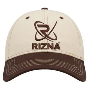 Gorra de Béisbol RIZNA de Mezclilla Twill, 6 Paneles, Ajustable, Unisex, Estilo Casual Vintage, Lavada, con Logotipo Bordado en 3D en el Panel Frontal, Azul, Algodón, Metal - Product Image 1