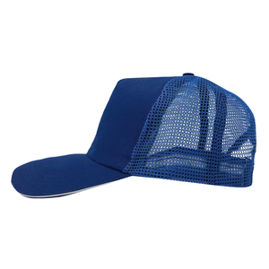 Gorras Trucker de 5 Paneles al por Mayor para Promoción OEM, Gorras Publicitarias Lisas con Malla de Béisbol y Logotipo Personalizado - Product Image 3