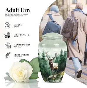 Urna Funeraria Espaciosa para Cremación de Ciervos, una Solución de Cremación Digna, Tamaños Personalizables para Homenaje a Adultos - Product Image 3