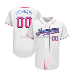 Camiseta de Béisbol Personalizada Index para Hombre, Azul Marino, Manga Corta, con Botones, Transpirable, de Poliéster, con Nombre del Equipo Impreso - Product Image 3