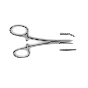 Pinces hémostatiques micro-vasculaires OEM Premium STR CVD en acier inoxydable, instrument chirurgical, pince à vaisseaux fins CE - Product Image 3
