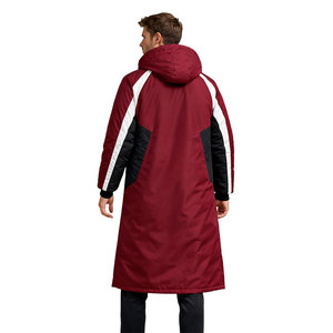 High Quality Custom Logo Wholesale Swim <b>Parka</b> <b>Waterproof</b> Windproof Thermal Lined Hooded Long <b>Jacket</b> for Swimmers Beach Pool - Product Image 5