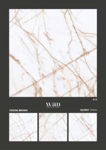 Baldosa de porcelana brillante de 60x60 cm diseñada para realzar el brillo de la superficie, la reflexión suave y el piso interior refinado. - Product Image 5