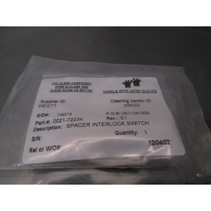 AMAT 0021-72234 SPACER INTERLOCK SWITCH, 109098 - อุปกรณ์และอะไหล่เซมิคอนดักเตอร์ระดับโลกที่เชื่อถือได้ - Product Image 2