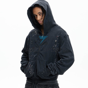 ZABEX SPORTS Sweat-shirt personnalisé avec strass, design de haute qualité, sweat-shirt pour homme avec strass, fabricant de sweat-shirts haut de gamme - Product Image 5