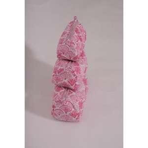 Pochette à maquillage en coton fleuri, trousse de toilette bohème, organiseur de toilette à fermeture éclair, sac de voyage Cottagecore - Product Image 5