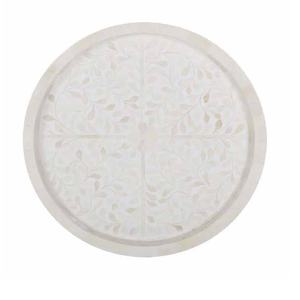 ถาดเสิร์ฟอเนกประสงค์ลายเรขาคณิตฝังกระดูกสีดำขาว งานแฮนด์เมดแบบใหม่ ราคาขายส่ง - Product Image 1